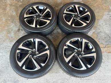 Rim second 16 alza baru siap tayar alza baru veloz