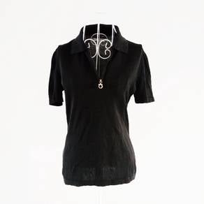 Salvatore Ferragamo Half Zip Polo Shirt