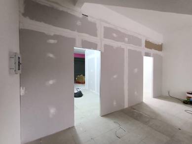 PARTITION GYPSUM WALL l dinding pembahagi ruang