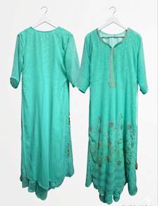 Stunning Mint Green Festive Kurti Set