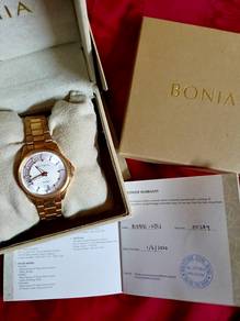 Bonia Rosso Rose Gold Original Full Set Murah 