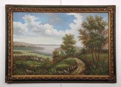 Countryside Path – Oil Painting (Signed)