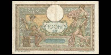 France 100 Francs 1919 - Pick 71a fine 372