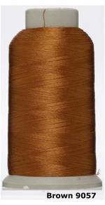 Brown 9057 Embroidery Machine Thread Benang Sulam