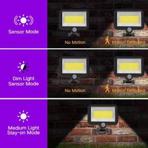 A5M CABLE 3 MODE COB 128LED LAMPU SOLAR LiGHT LAMP