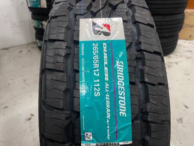 Tayar Baru 265 65 17 Bridgestone dueler at002 2025