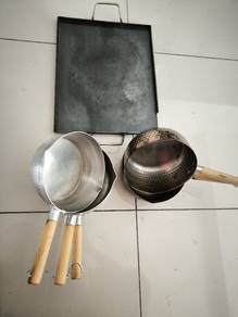 pots, grill, wok