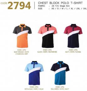 Baju Tshirt Polo Kolar TC Cotton 2794