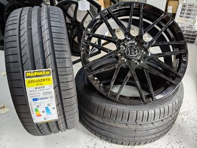 Mercedes W206 W205 W204 19" Rim Tayar Baru R132
