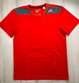 Adidas Techfit Orange Fitted Tee #CA Used