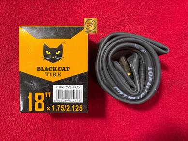 BLACK CAT 18" Bicycle Inner Tube AV 1.75-2.125