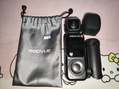RODVUE DWO Dual-Lens Camera 4K + 32GB SD Card