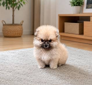 Pomeranian Sable Tiny Male Puppy PROMO