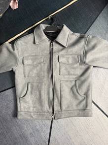 American Suede Casual Jacket, Long Sleeve,