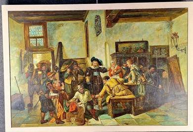 Soldiers at the Inn - Reproduction