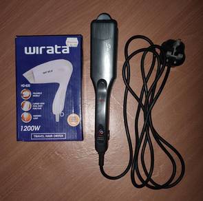 Smile-1248 Hair Straightener and Wirata HD-620 Tra