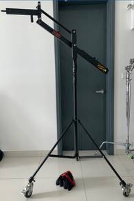 Compact Boom Arm and Stand with casters