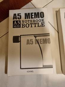 A5 size note book bottle