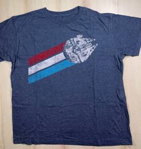 Star Wars Millennium Falcon Dark Grey Tee #BR2 Use