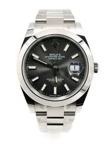 New Rolex Datejust 41 Grey Index 126300