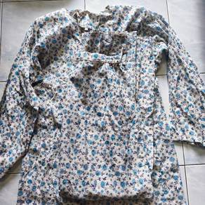 baju kurung cotton 