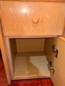 Wooden Bedside Table / Cabinet 40x40x58cm