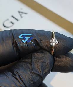 Cincin Kahwin 18k dan Diamonds asli