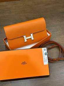 Hermes Constance To Go Wallet In Classic Signature