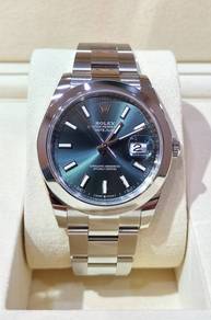 《Brand New》  Rolex 126300 Datejust II Mint Green