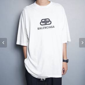 Balenciaga White with BB logo Classic logo Printin