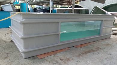 Fiberglass Fish Tank / Top Filter  :