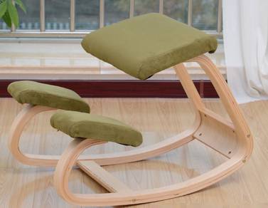 Posture Kneeling Chair Kneel Kerusi Stool Wooden