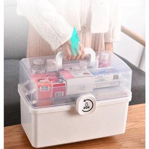 White Mask Storage Portable Multi-Layer Box