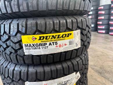 265 70 16 Dunlop MAxgrip AT5 Tayar Baru