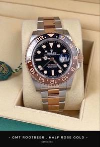 Rolex GMT Rootbeer 40mm Rose Gold 126711CHNR