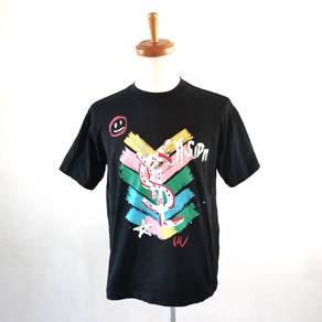 Yves Saint Laurent Pour Homme Black Graphic Tee