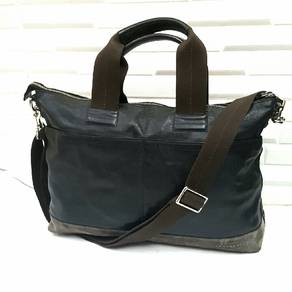 Coach Hamilton Portfolio Pebble Leather