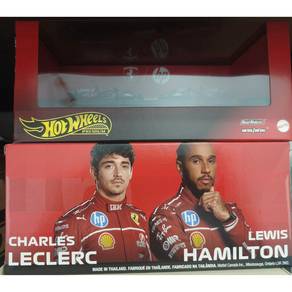 HW Premium Ferrari F1 Leclerc & Hamilton 2-Car Set