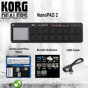 Korg NanoPAD 2 Midi USB Controller Black