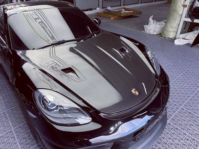 Porsche 718 GT4 RS Cayman Bonnet Hood Dry Carbon