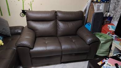 Harvey Norman genuine cow leather sofa
