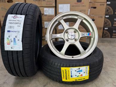 Sport Rim Baru 15 SSR Type-C RS Light GoldSiapTaya