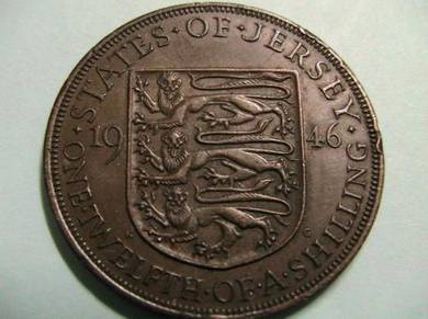 States of Jersey 1/12 Shilling 1946 [Kod : A0262]