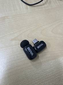 Preloved Boya Mini Mic Clip Black Type-C 1 to 1