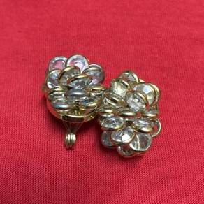 Monet Faux Diamond Earrings