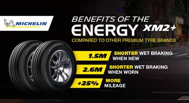 185 55 15 michelin xm2 + plus new 2026 tyre MYVI