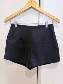 Black high waist shorts