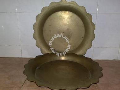 Brass dulang talam tembaga 14"