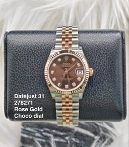 Rolex Datejust 31mm 278271 Chocolate 