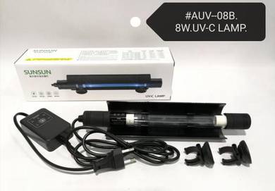 Sunsun AUV-8B 8W UV Lamp Fish Aquarium Ikan Lampu